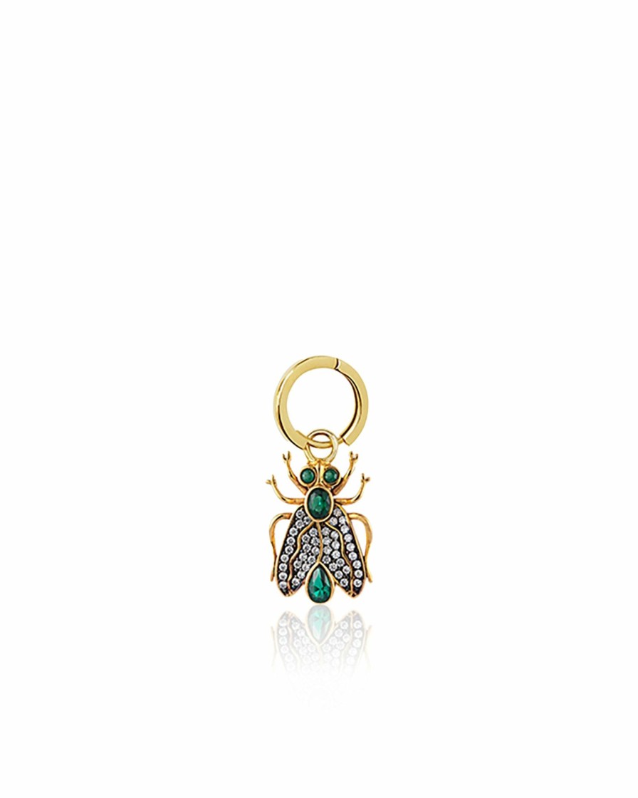 Women'S Jewellery BEGUM KHAN  | Mosquito Hoop Piercing Crystal